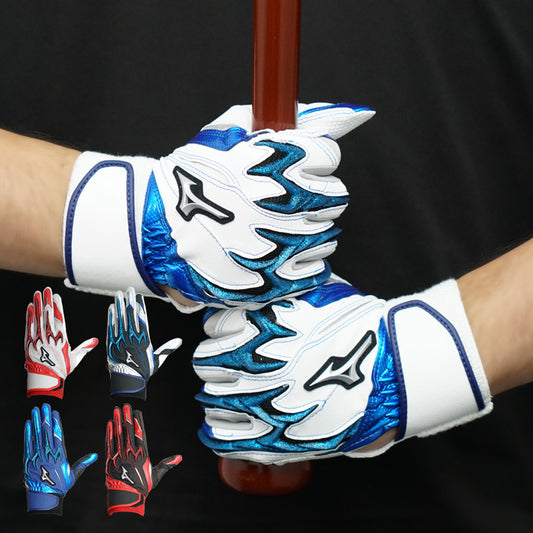 【刺繍1円】2025モデル ミズノ ジュニア用 バッティンググローブ シリコンパワーアークDI レプリカ 限定カラー 新色シリコン 両手用 少年野球 1EJEY560 バッティング手袋 バッティンググラブ 打者用手袋 子ども こども キッズ リトルリーグ 学童野球 mizuno