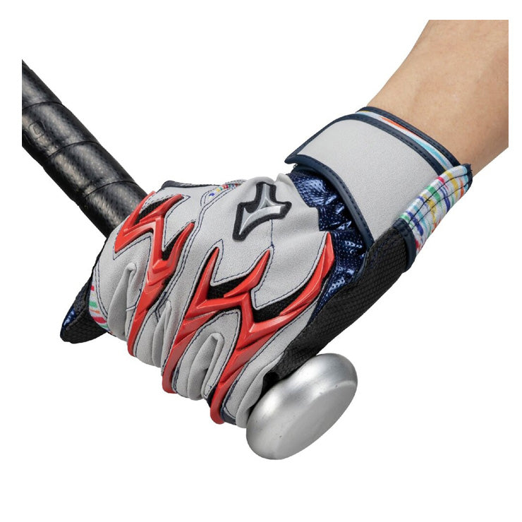 【刺繍1円】2026モデル ミズノ 限定 ジュニア用 バッティンググローブ シリコンパワーアークDI レプリカ BASEBALL DREAM PACK 限定カラー 両手用 少年野球 1EJEY57314 バッティング手袋 バッティンググラブ 打者用手袋 小学生 こども 子ども キッズ jr リトルリーグ mizuno