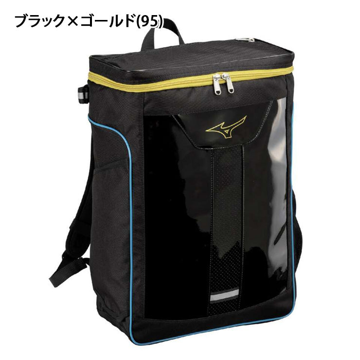 【2025モデル】ミズノ ジュニア用 野球 バックパック 28L 限定カラー リュックサック 少年野球 1FJDC351 ボックス型 ベースボールバッグ 野球バッグ スポーツバッグ こども 子ども 子供 キッズ Jr バッグ かばん カバン mizuno