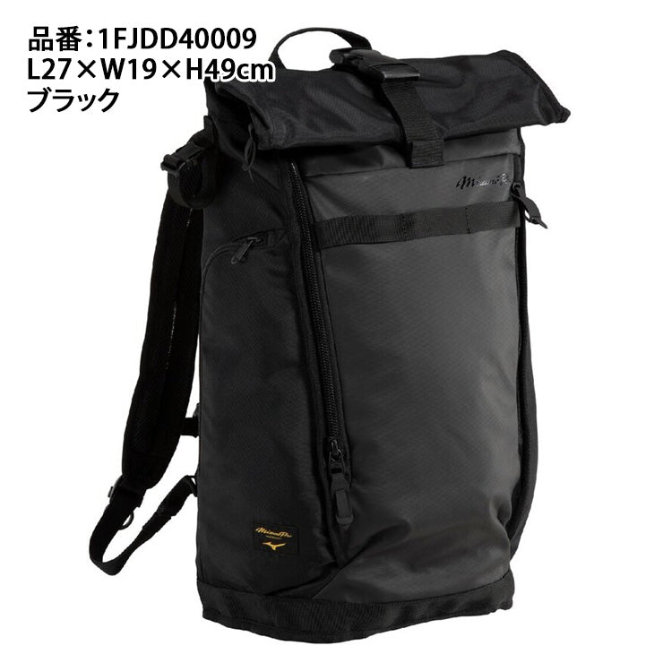 【2026モデル】ミズノプロ 野球 限定 ロールトップ バックパック 25L リュックサック 1FJDD40009 ベースボールバッグ 野球バッグ スポーツバッグ 大人 一般 バッグ かばん カバン バック mizuno pro