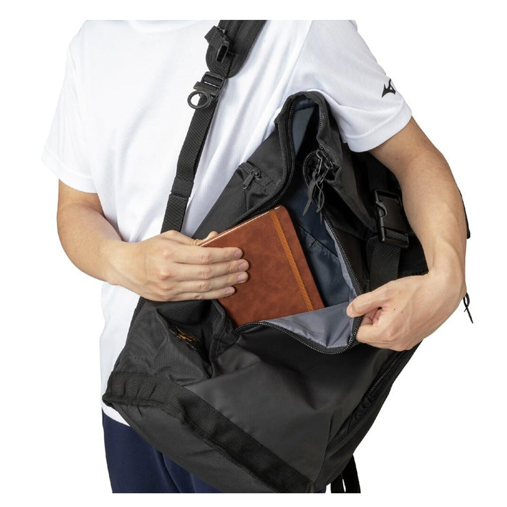 【2026モデル】ミズノプロ 野球 限定 ロールトップ バックパック 25L リュックサック 1FJDD40009 ベースボールバッグ 野球バッグ スポーツバッグ 大人 一般 バッグ かばん カバン バック mizuno pro