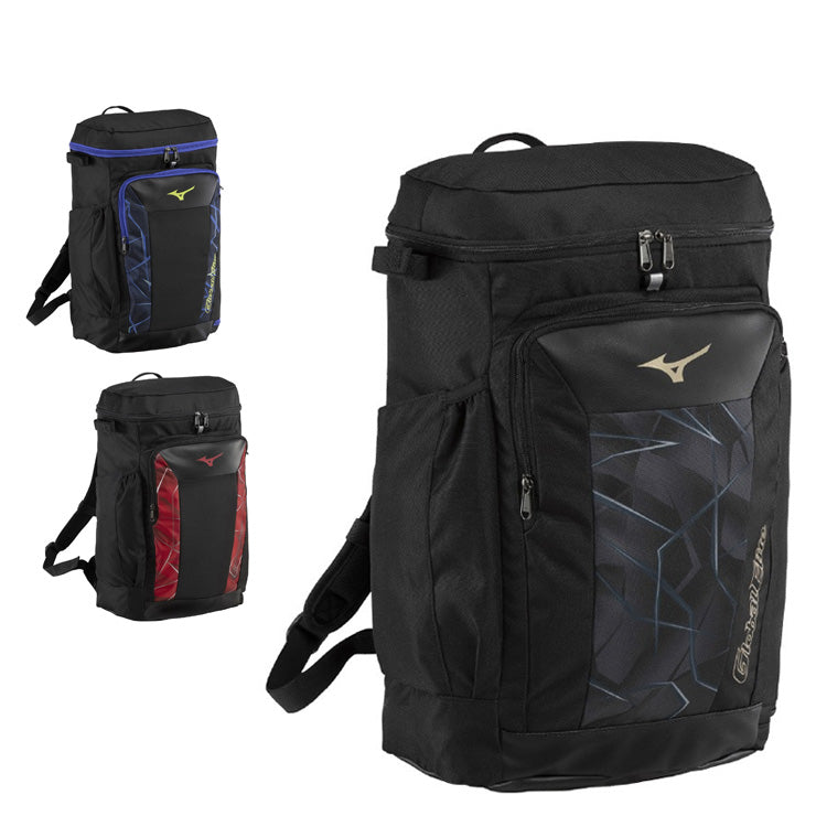 【2026モデル】ミズノ ジュニア用 野球 バックパック 保冷ポケット付き 30L グローバルエリート リュックサック 少年野球 1FJDD450 ボックス型 ベースボールバッグ 野球バッグ スポーツバッグ こども 子ども 子供 キッズ Jr バッグ かばん カバン mizuno global elite
