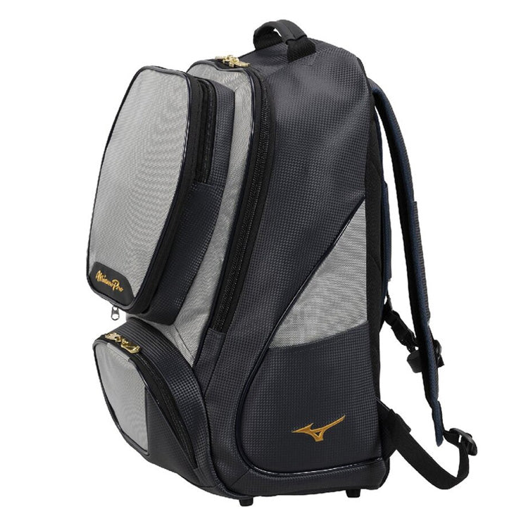 【2026モデル】ミズノプロ 野球 限定 バックパック 40L リュックサック 翡翠シリーズ 1FJDD904 大容量 ベースボールバッグ 野球バッグ スポーツバッグ 大人 一般 バッグ かばん カバン バック mizuno pro
