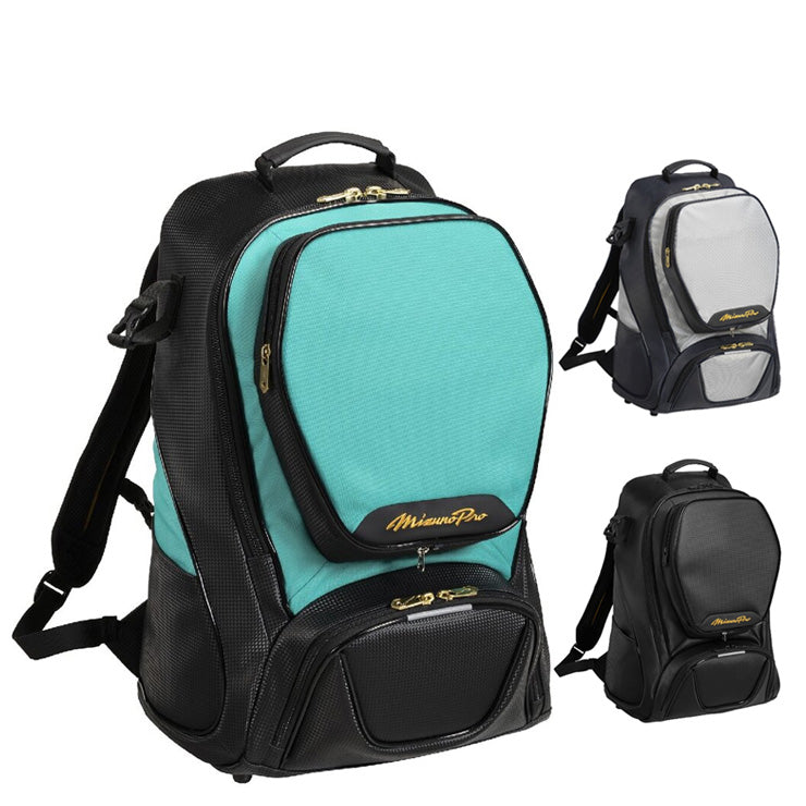 【2026モデル】ミズノプロ 野球 限定 バックパック 40L リュックサック 翡翠シリーズ 1FJDD904 大容量 ベースボールバッグ 野球バッグ スポーツバッグ 大人 一般 バッグ かばん カバン バック mizuno pro