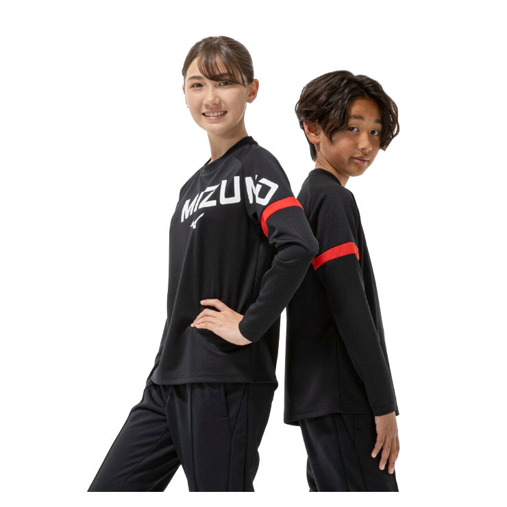 【2025モデル】ミズノ ジュニア用 GACHI Tシャツ 長袖 ガチティー 子供服 32MAC941 秋冬 スポーツウェア トレーニングウェア こども キッズ Jr 子ども 普段着 アウトドア ランニング ジョギング mizuno
