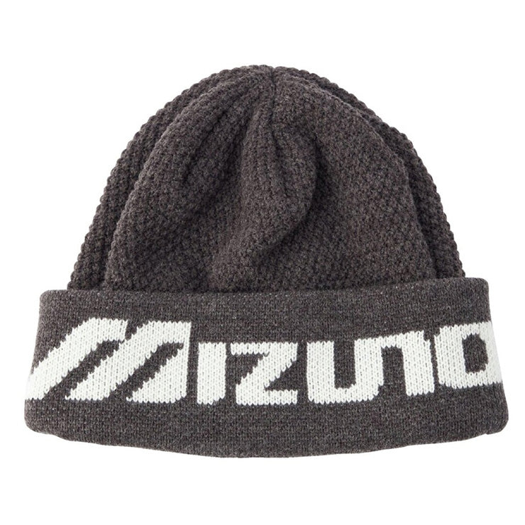 【2025モデル】ミズノ ブレスサーモ ビッグロゴ ニットキャップ ニット帽 B2JWC520 ウール 防寒 あったかい 温かい 冬用 大人 一般 メンズ レディース ユニセックス 帽子 ぼうし mizuno