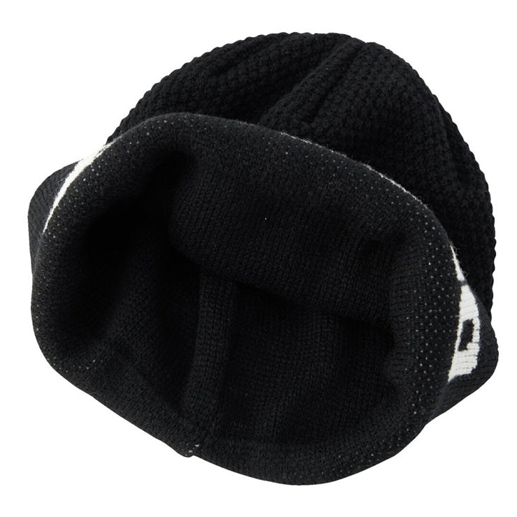 【2025モデル】ミズノ ブレスサーモ ビッグロゴ ニットキャップ ニット帽 B2JWC520 ウール 防寒 あったかい 温かい 冬用 大人 一般 メンズ レディース ユニセックス 帽子 ぼうし mizuno