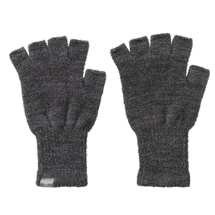 ミズノ ブレスサーモ 指ぬき手袋 マシュマロ手袋 指先あきタイプ 防寒 冬用 大人 一般 C2JYA607 ニット手袋 あったかい 暖かい 温かい てぶくろ mizuno