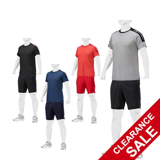 【2024モデル】ミズノプロ 野球 KUGEKI ICE 半袖 Tシャツ ハーフパンツ 上下セット メンズ ユニセックス 春物 夏物 12JABT86 12JDBP86 スポーツウェア トレーニングウェア 半袖シャツ 半ズボン ジム ランニング ジョギング 野球ウェア mizuno pro 大きいサイズあり