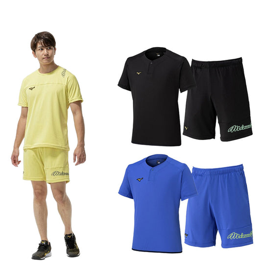 【2026モデル】ミズノプロ ウェア 野球 半袖 KUGEKI RAPID ビートアップ Tシャツ ハーフパンツ 上下セット メンズ ユニセックス 12JCDX30 12JDDP80 夏物 春物 スポーツウェア トレーニングウェア ウォーミングアップ ランニング ジョギング ウエア mizuno pro 大きいサイズあ