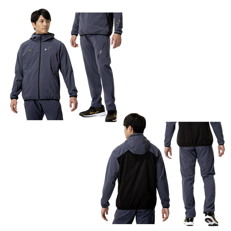 【2025モデル】ミズノプロ 限定 野球 ウェア 上下セット テックシールド フーディー ロングパンツ メンズ ユニセックス 12JECW77 12JFCW77 パーカー 長ズボン 上下 防風 秋 冬 ジャージ スポーツウェア トレーニングウェア ウィンドブレーカー mizuno pro 大きいサイズあり