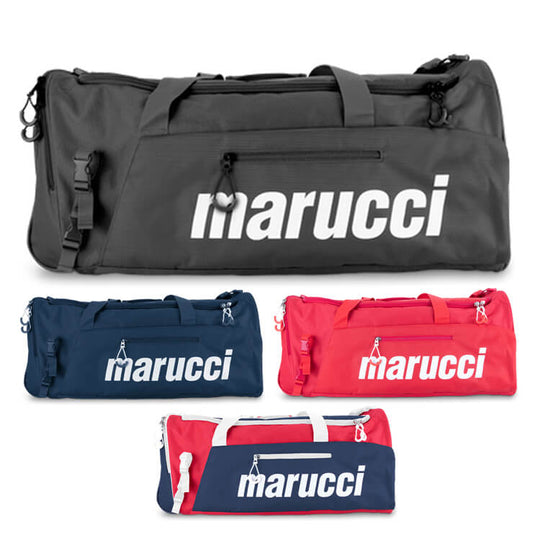 マルーチ marucci 野球 ダッフルバッグ TEAM UTILITY DUFFEL BAG バットホルダー付き 肩掛け可能 MB3TUDB 肩掛け ベースボールバッグ 野球バッグ スポーツバッグ 大人 一般 バッグ かばん カバン バック マルッチ