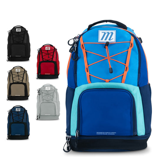 【2025モデル】マルーチ marucci 野球 バックパック BLAZR BAT PACK バットホルダー付き リュックサック MBBLZRBP ベースボールバッグ 野球バッグ スポーツバッグ 大人 一般 バッグ かばん カバン バック マルッチ マルチ