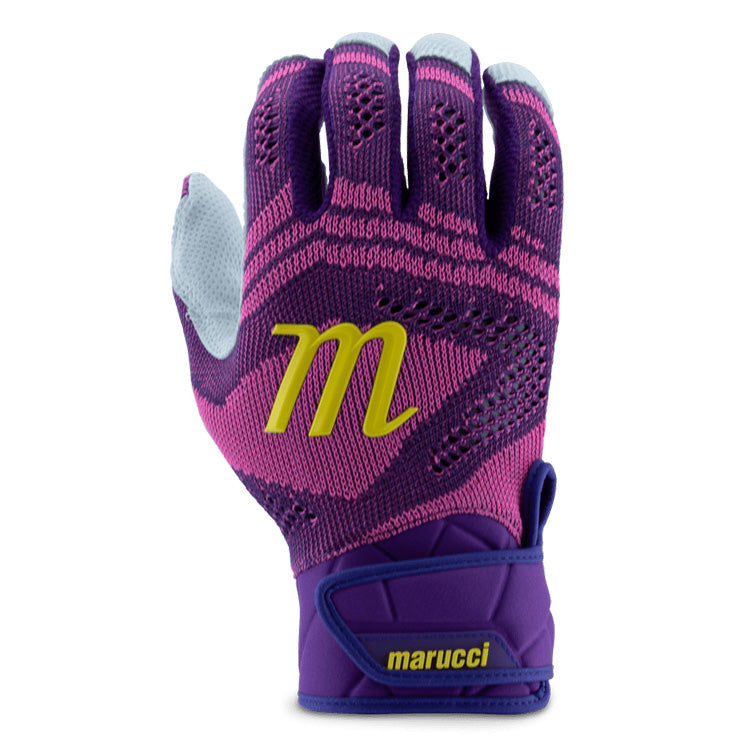 【日本未発売】マルーチ marucci バッティンググローブ Breeze Knit 両手用 天然皮革 一般用 MBG2BRKN ニット マルチ カラー バッティング手袋 バッティンググラブ 打者用手袋 大人 一般 草野球 練習 試合 ソフトボール