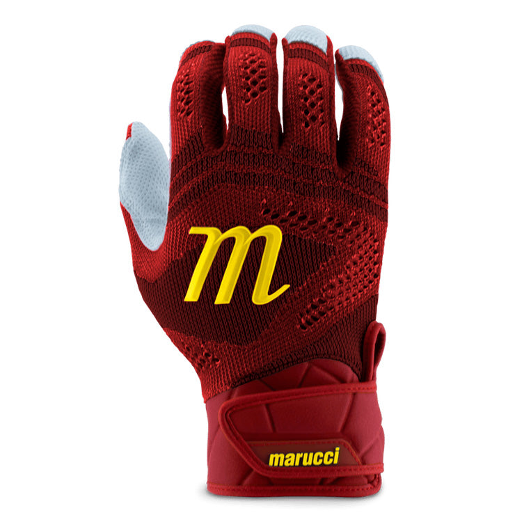 【日本未発売】マルーチ marucci バッティンググローブ Breeze Knit 両手用 天然皮革 一般用 MBG2BRKN ニット マルチ カラー バッティング手袋 バッティンググラブ 打者用手袋 大人 一般 草野球 練習 試合 ソフトボール