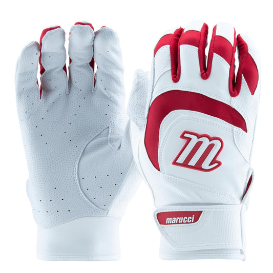 【並行輸入品】マルーチ バッティンググローブ SIGNATURE シグネチャー 両手用 天然皮革 大人 一般 W/R MBG4SGN 直輸入品 バッティング手袋 バッティンググラブ 草野球 練習 試合 ソフトボール marucci