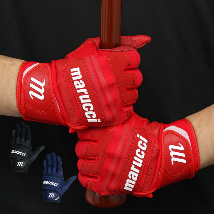 【2025モデル】マルーチ marucci バッティンググローブ FUZN PRO ファズン 両手用 天然皮革 一般用 MBGFZNP マルチ カラー バッティング手袋 バッティンググラブ 打者用手袋 大人 一般 草野球 練習 試合 ソフトボール