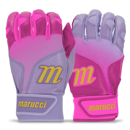 【日本未発売】マルーチ バッティンググローブ PWR FADE パワー フェイド 両手用 天然皮革 大人 一般 PK/LP 並行輸入品 MBGPWRF 直輸入品 バッティング手袋 バッティンググラブ 草野球 練習 試合 ソフトボール marucci