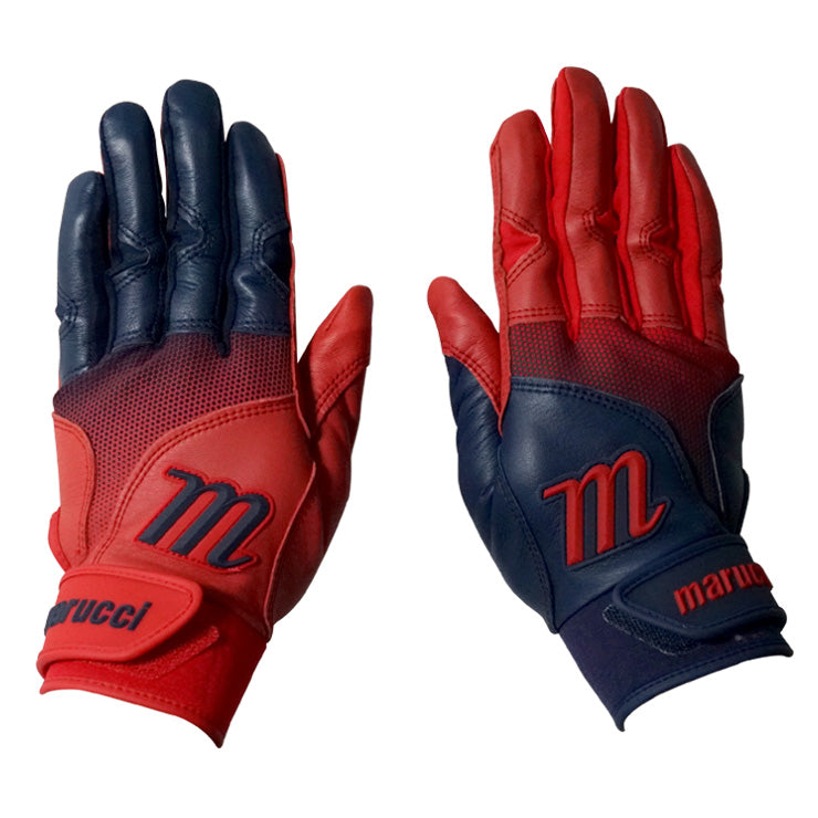 【2026モデル】マルーチ marucci ジュニア用 バッティンググローブ PWR FADE パワー フェイド 両手用 天然皮革 少年野球 MBGPWRFY こども 子ども キッズ 小学生 リトルリーグ ソフトボール 学童野球 カラー バッティング手袋 バッティンググラブ 打者用手袋 マルチ