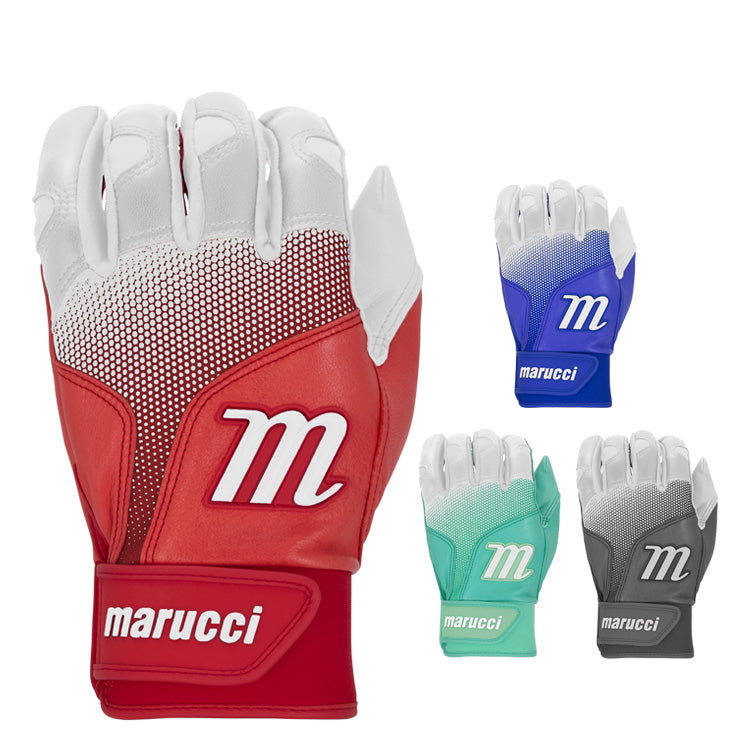 【2026モデル】マルーチ marucci ジュニア用 バッティンググローブ PWR FADE パワー フェイド 両手用 天然皮革 少年野球 MBGPWRFY こども 子ども キッズ 小学生 リトルリーグ ソフトボール 学童野球 カラー バッティング手袋 バッティンググラブ 打者用手袋 マルチ