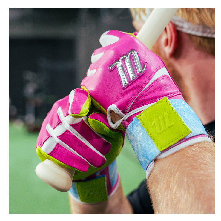 【日本未発売】マルーチ marucci バッティンググローブ REMX 両手用 天然皮革 一般用 MBRMX マルチ カラー バッティング手袋 バッティンググラブ 打者用手袋 大人 一般 草野球 練習 試合 ソフトボール