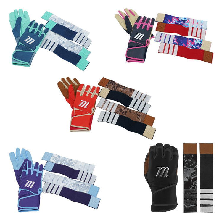 【日本未発売】マルーチ marucci バッティンググローブ REMX 両手用 天然皮革 一般用 MBRMX マルチ カラー バッティング手袋 バッティンググラブ 打者用手袋 大人 一般 草野球 練習 試合 ソフトボール