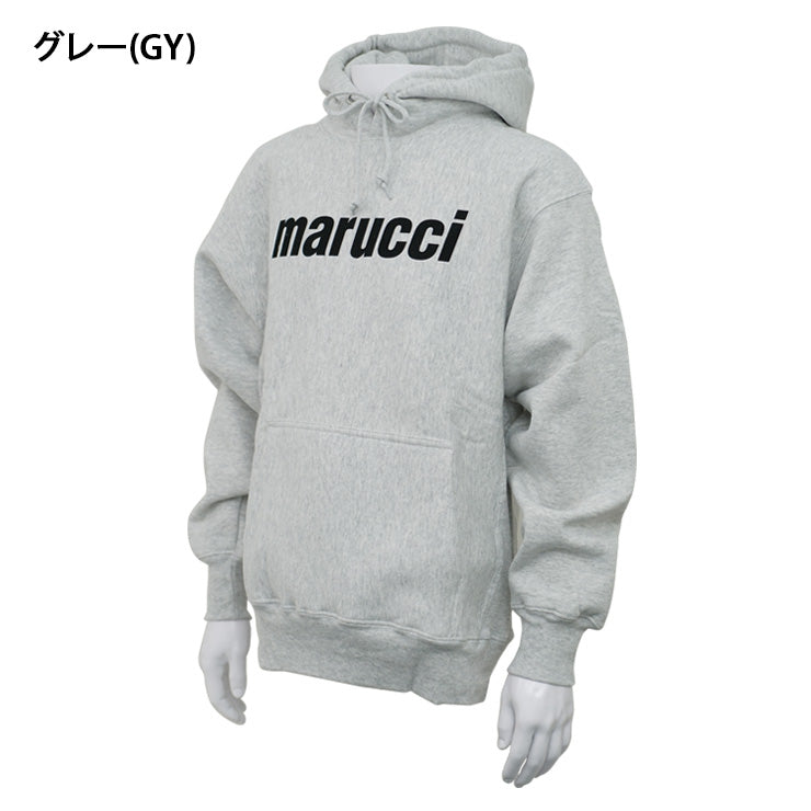 marucci グレー半袖パーカーLLフーディー　マルーチ　メタリックロゴ　新品 マルチ MARUCCI 公式限定 パーカー – マルチ＆ヴィクタススポーツジャパン