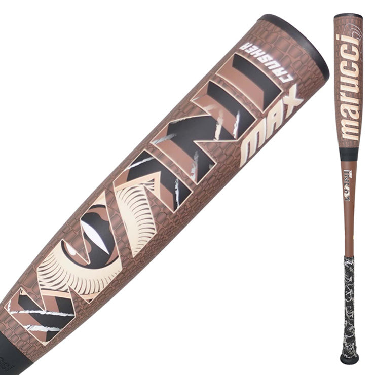 マルーチ marucci 一般軟式 ワニクラッシャー マックス 茶ワニ バット