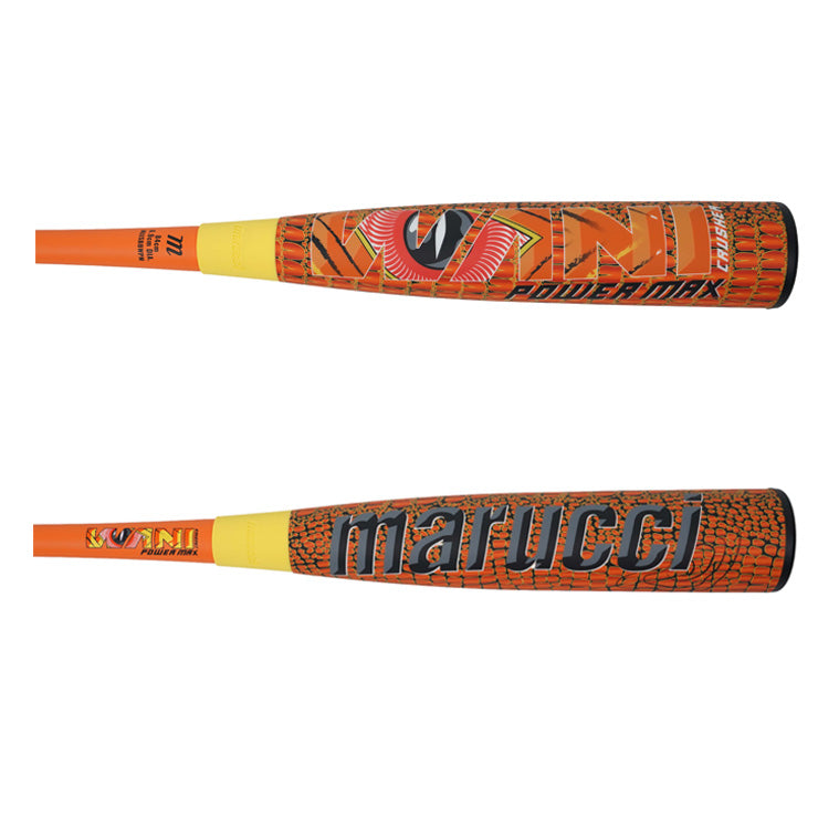 【予約販売】2026モデル マルーチ 一般軟式 ワニクラッシャー パワーマックス バット トップバランス オレンジ 83cm 730g 84cm 740g 85cm 750g 大人 marucci MJJSBBWPM WANI CRUSHER POWER MAX ウレタンバット FRP製バット JSBBマーク 軟式野球 草野球 試合 マルチ