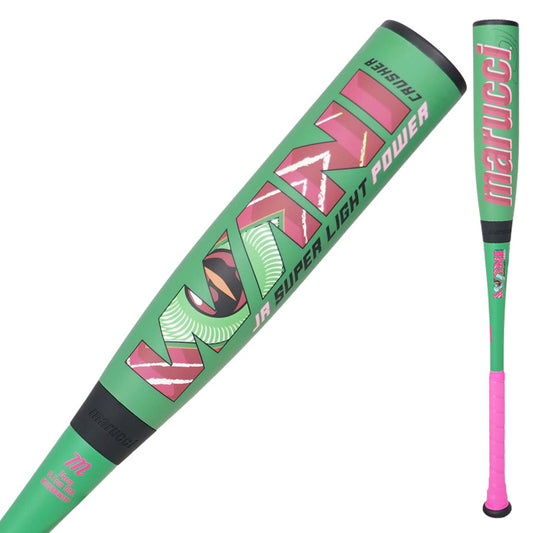 【2026モデル】マルーチ marucci 少年軟式 ワニクラッシャー ジュニア スーパーライト パワー バット トップバランス 74cm 520g 76cm 530g 78cm 540g 少年野球 MJJSBBWSLP 緑 軽い 低学年 中学年 ウレタン JSBBマーク 軟式野球 学童野球 こども 子ども キッズ 試合 マルチ