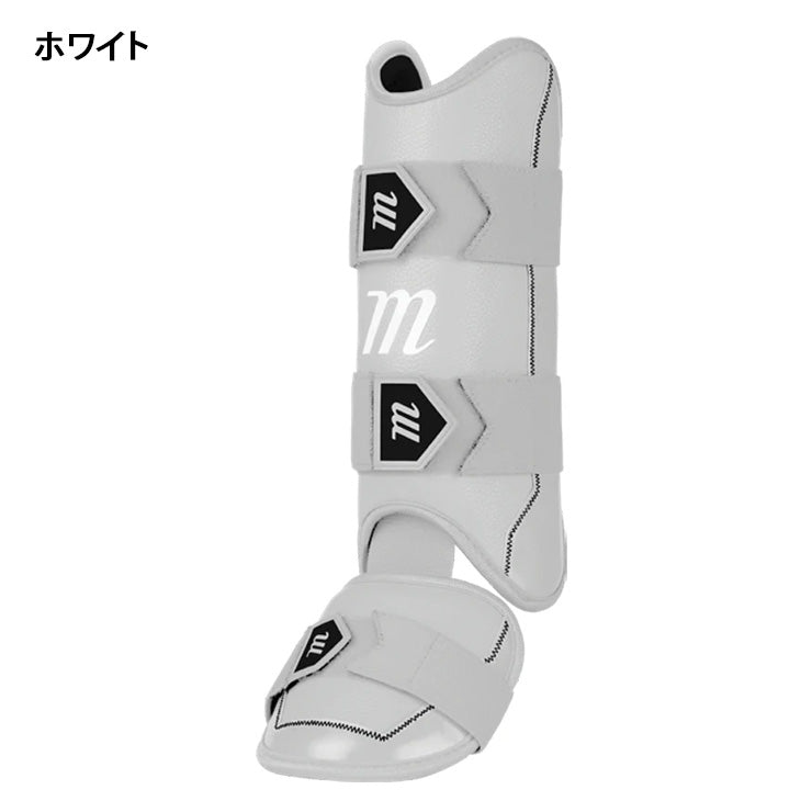 【2025モデル】マルーチ marucci レッグガード フットガード 左右兼用 D-FLX D30 Leg Guard 右打者用 左打者用 硬式 軟式 ソフト MPDXLG レガース 大人 一般 硬式野球 軟式野球 ソフトボール 右打ち用 左打ち用 右腕用 左腕用 防具 肘