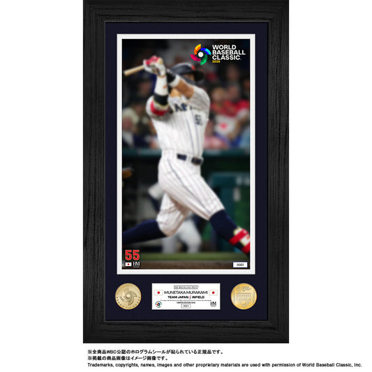 【予約】2026 World Baseball Classic 出場記念 村上宗隆 ダブルコインフォトミント 記念グッズ 記念アイテム 村上 日本代表 グッズ ハイランドミント