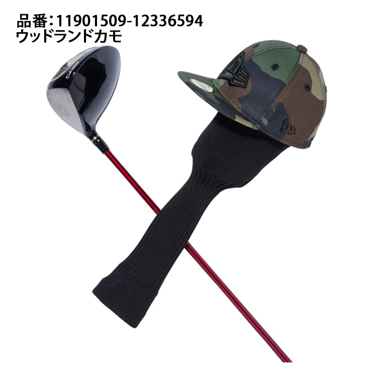 ニューエラ NEW ERA ゴルフ ヘッドカバー フラッグロゴ キャップ型 ドライバー用 ゴルフクラブ カバー GOLF かっこいい かわいい ぼうし  あす楽