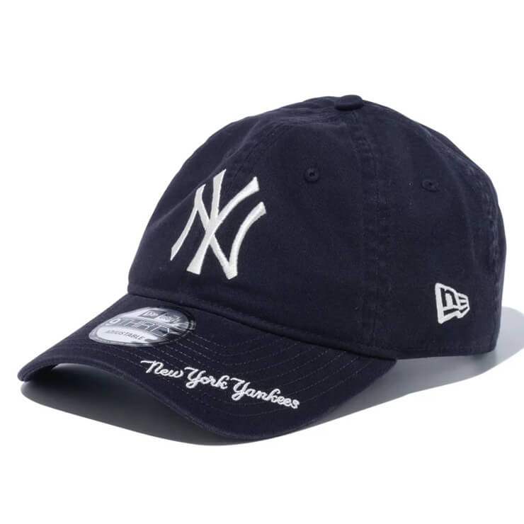 ニューエラ NEW ERA ニューヨーク・ヤンキース キャップ 9THIRTY 930 MLB Visor Logo メンズ レディース ユニセックス 14109762 MLB メジャーリーグ 野球帽 帽子 スポーツキャップ ベースボールキャップ ぼうし ネイビー 紺 あす楽