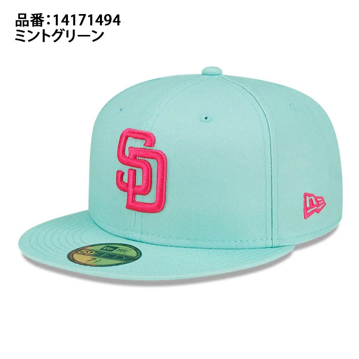 ニューエラ NEW ERA サンディエゴ・パドレス キャップ シティコネクト 59FIFTY 2024 MLB City Connect  オンフィールド 14171494 メンズ レディース ユニセックス メジャーリーグ 野球帽 帽子 スポーツキャップ ベースボールキャップ ぼうし あす楽