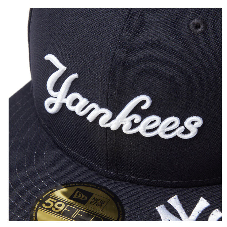 ニューエラ NEW ERA ニューヨーク・ヤンキース キャップ バイザーロゴ 59FIFTY MLB Visor Logo メンズ レディース  ユニセックス 14307683 MLB メジャーリーグ 野球帽 帽子 スポーツキャップ ベースボールキャップ ぼうし