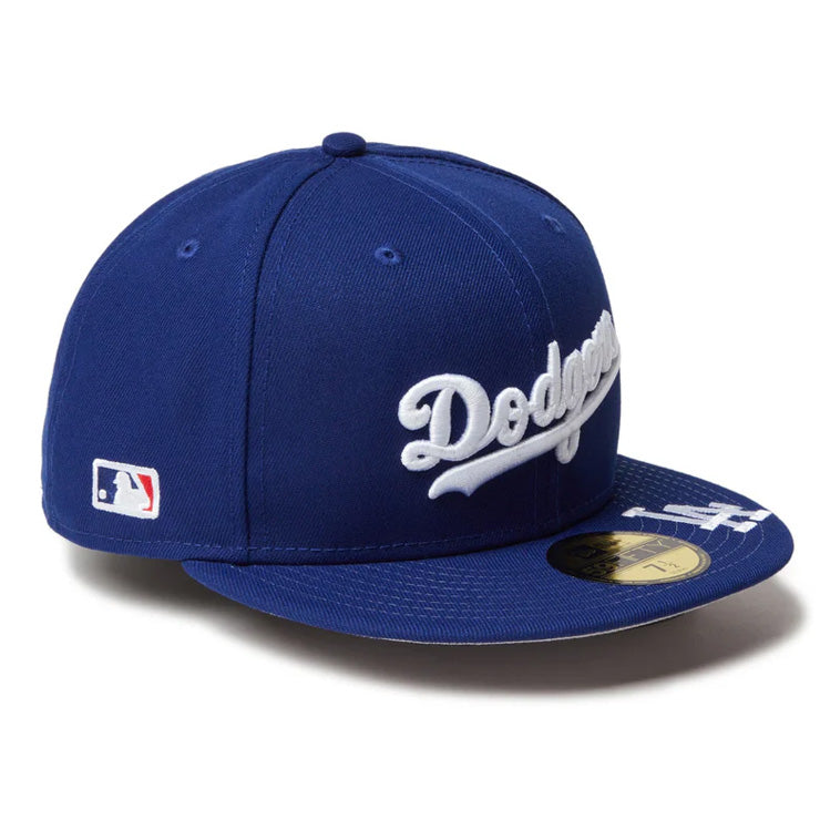 ニューエラ NEW ERA ロサンゼルス・ドジャース キャップ バイザーロゴ 59FIFTY MLB Visor Logo メンズ レディース ユニセックス 14307685 MLB メジャーリーグ 野球帽 帽子 スポーツキャップ ベースボールキャップ ぼうし