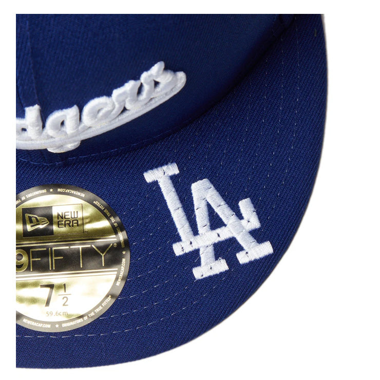 ニューエラ NEW ERA ロサンゼルス・ドジャース キャップ バイザーロゴ 59FIFTY MLB Visor Logo メンズ レディース ユニセックス 14307685 MLB メジャーリーグ 野球帽 帽子 スポーツキャップ ベースボールキャップ ぼうし