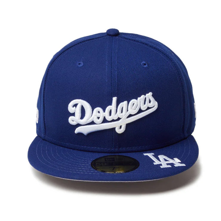 ニューエラ NEW ERA ロサンゼルス・ドジャース キャップ バイザーロゴ 59FIFTY MLB Visor Logo メンズ レディース ユニセックス 14307685 MLB メジャーリーグ 野球帽 帽子 スポーツキャップ ベースボールキャップ ぼうし