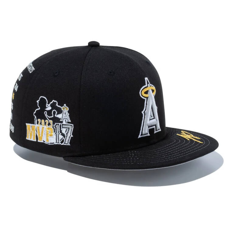 ニューエラ NEW ERA 大谷翔平 MVP＆ホームラン王獲得記念 キャップ ロサンゼルス・エンゼルス 59FIFTY 5950 大人 一般 14339796 平つば メンズ レディース ユニセックス メジャーリーグ 野球帽 帽子 スポーツキャップ ベースボールキャップ ぼうし 大谷 グッズ あす楽