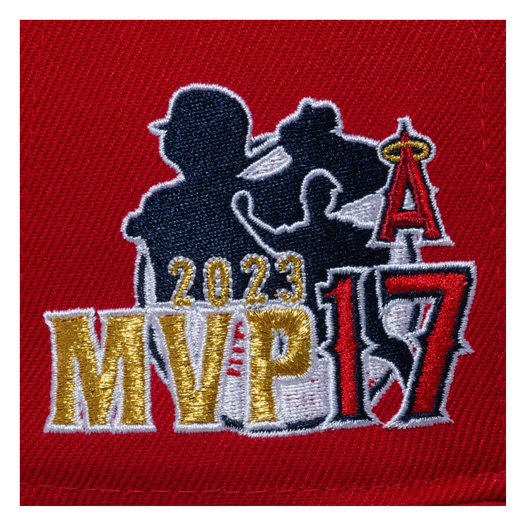 ニューエラ NEW ERA 大谷翔平 MVP＆ホームラン王獲得記念 キャップ ロサンゼルス・エンゼルス 59FIFTY 5950 大人 一般 14339797 平つば メンズ レディース ユニセックス メジャーリーグ 野球帽 帽子 スポーツキャップ ベースボールキャップ ぼうし 大谷 グッズ あす楽