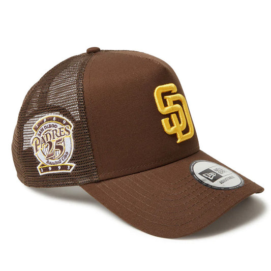ニューエラ NEW ERA サンディエゴ・パドレス キャップ SD 9FORTY A-Frame トラッカー MLB Side Patch メンズ レディース ユニセックス 14388605 MLB メジャーリーグ 野球帽 帽子 スポーツキャップ ベースボールキャップ ぼうし