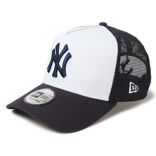 ニューエラ NEW ERA ニューヨーク・ヤンキース キャップ NY 9FORTY A-Frame トラッカー MLB Mesh Embroidery メンズ レディース ユニセックス 14388626 MLB メジャーリーグ 野球帽 帽子 スポーツキャップ ベースボールキャップ ぼうし