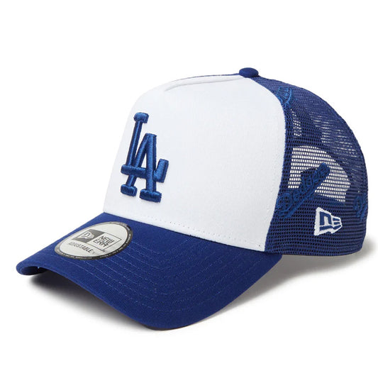 ニューエラ NEW ERA ロサンゼルス・ドジャース キャップ LA 9FORTY A-Frame トラッカー MLB Mesh Embroidery メンズ レディース ユニセックス 14388628 MLB メジャーリーグ 野球帽 帽子 スポーツキャップ ベースボールキャップ ぼうし