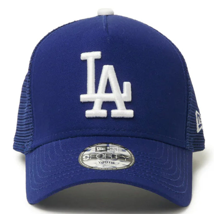 ニューエラ NEW ERA ロサンゼルス・ドジャース ジュニア用 キャップ LA 9FORTY A-Frame トラッカー MLB Trucker Cap こども 子ども キッズ 小学生 14392032 MLB メジャーリーグ 野球帽 帽子 スポーツキャップ ベースボールキャップ ぼうし