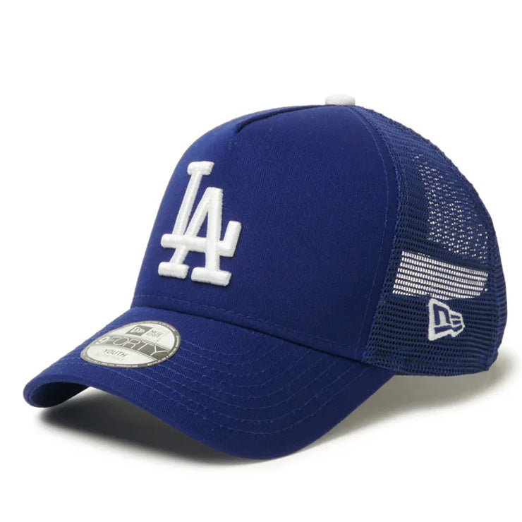 ニューエラ NEW ERA ロサンゼルス・ドジャース ジュニア用 キャップ LA 9FORTY A-Frame トラッカー MLB Trucker Cap こども 子ども キッズ 小学生 14392032 MLB メジャーリーグ 野球帽 帽子 スポーツキャップ ベースボールキャップ ぼうし