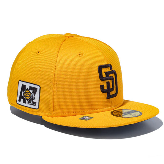 ニューエラ NEW ERA サンディエゴ・パドレス キャップ イエロー 2025 MLB Spring Training 59FIFTY MLBオンフィールド 14457451 メンズ レディース ユニセックス メジャーリーグ キャンプ 野球帽 帽子 スポーツキャップ ベースボールキャップ ぼうし