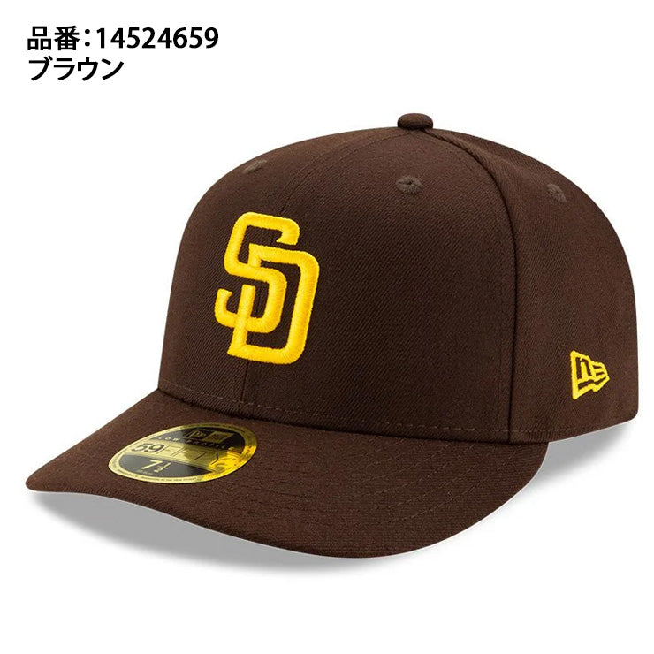 ニューエラ NEW ERA サンディエゴ・パドレス キャップ LP 59FIFTY MLBオンフィールド オーセンティックコレクション 14524659 メンズ レディース ユニセックス メジャーリーグ 野球帽 帽子 スポーツキャップ ベースボールキャップ ぼうし