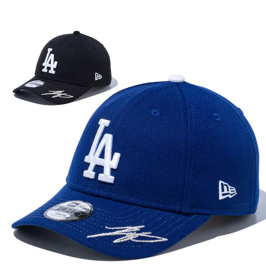 ニューエラ NEW ERA 大谷翔平 サイン刺繍入り ロサンゼルス・ドジャース ジュニア用 キャップ Youth 9FORTY 940 MLB Signature 14517895 14517896 小学生 こども Jr キッズ 子供 大谷 グッズ メジャーリーグ 野球帽 帽子 スポーツキャップ ベースボールキャップ