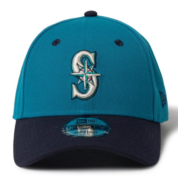 ニューエラ NEW ERA シアトル・マリナーズ キャップ 9FORTY 2-Tone Woven Label メンズ レディース ユニセックス 大人 14667824 MLB メジャーリーグ 野球帽 帽子 スポーツキャップ ベースボールキャップ ぼうし